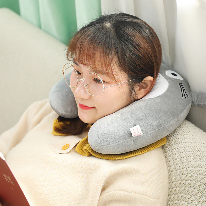 U-shaped Neck Pillow Travel Car Portable Office Nap Pillow for Neck Support