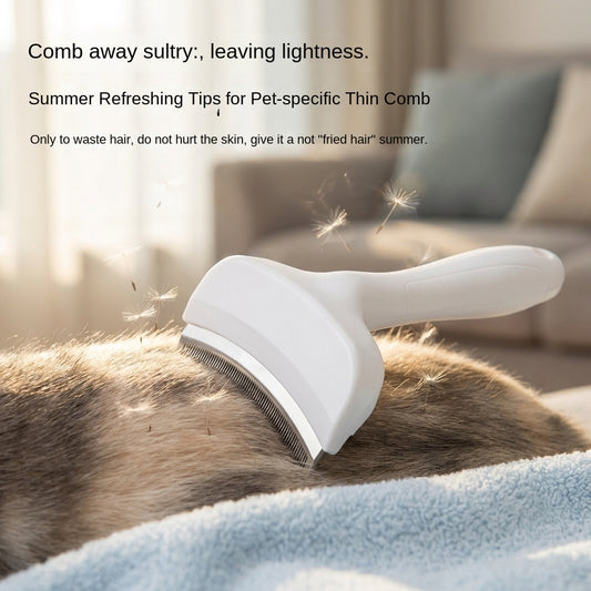 Large Cat Comb For Removing Loose Hair And Pet Undercoat Grooming Brush