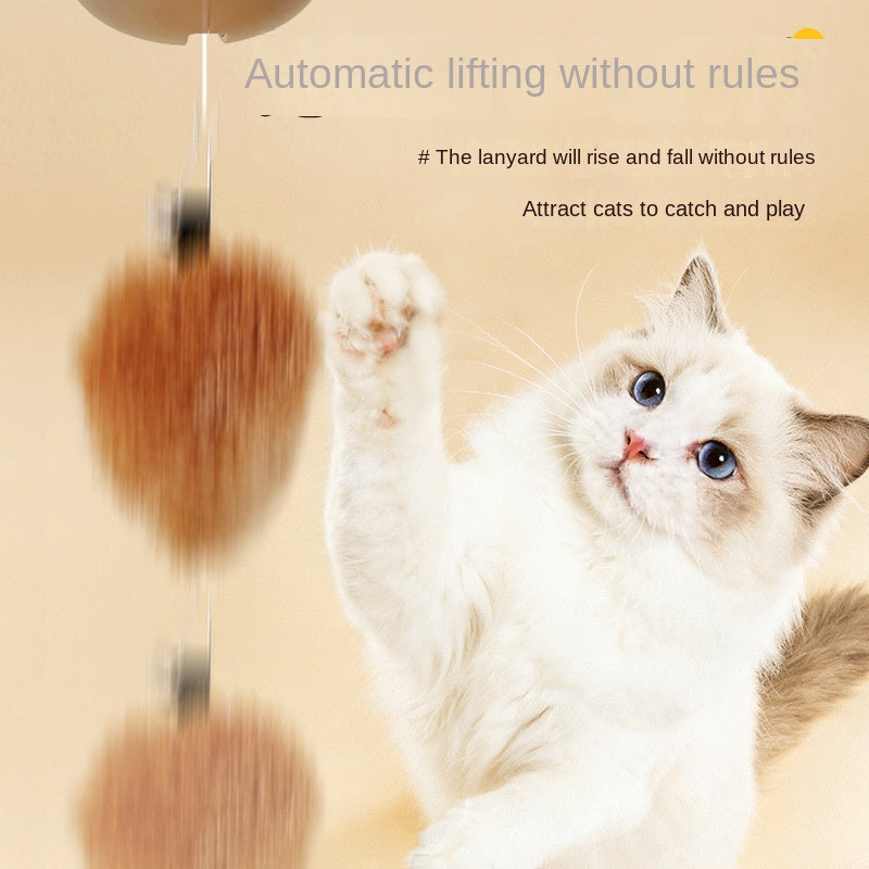 Smart Automatic Capybara Cat Toy Interactive Elevating Ball For Pets