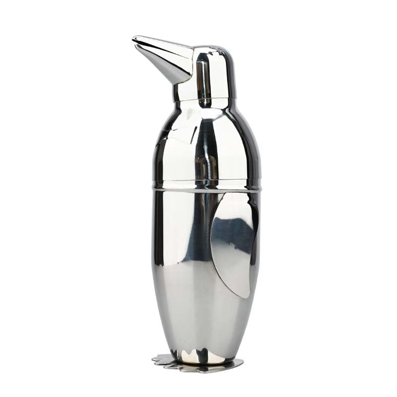 Professionele cocktailshaker roestvrijstalen pinguïnbeker cocktailmixfles cocktailshaker