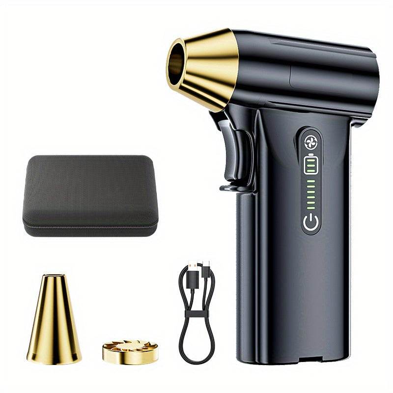 1pc Portable Turbine Violent Fan-130000 RPM, Handheld Super Powerful Snow Remover, BBQ Charcoal Starter, Suitable for Keyboard, Chassis, Outdoor, Car Interior - Quality Shopping Centre