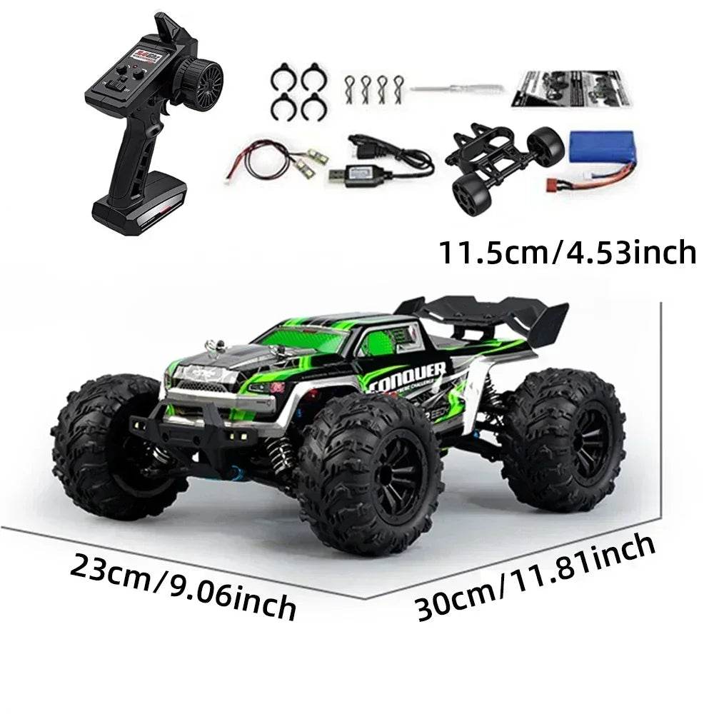 2024 New 1:16 Scale Large RC Cars 50km/h High Speed RC Cars Toys for Boys Remote Control Car 2.4G 4WD Off Road Monster Truck - Quality Shopping Centre