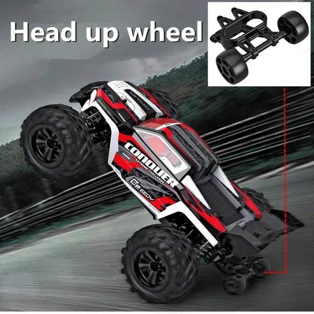 2024 New 1:16 Scale Large RC Cars 50km/h High Speed RC Cars Toys for Boys Remote Control Car 2.4G 4WD Off Road Monster Truck - Quality Shopping Centre