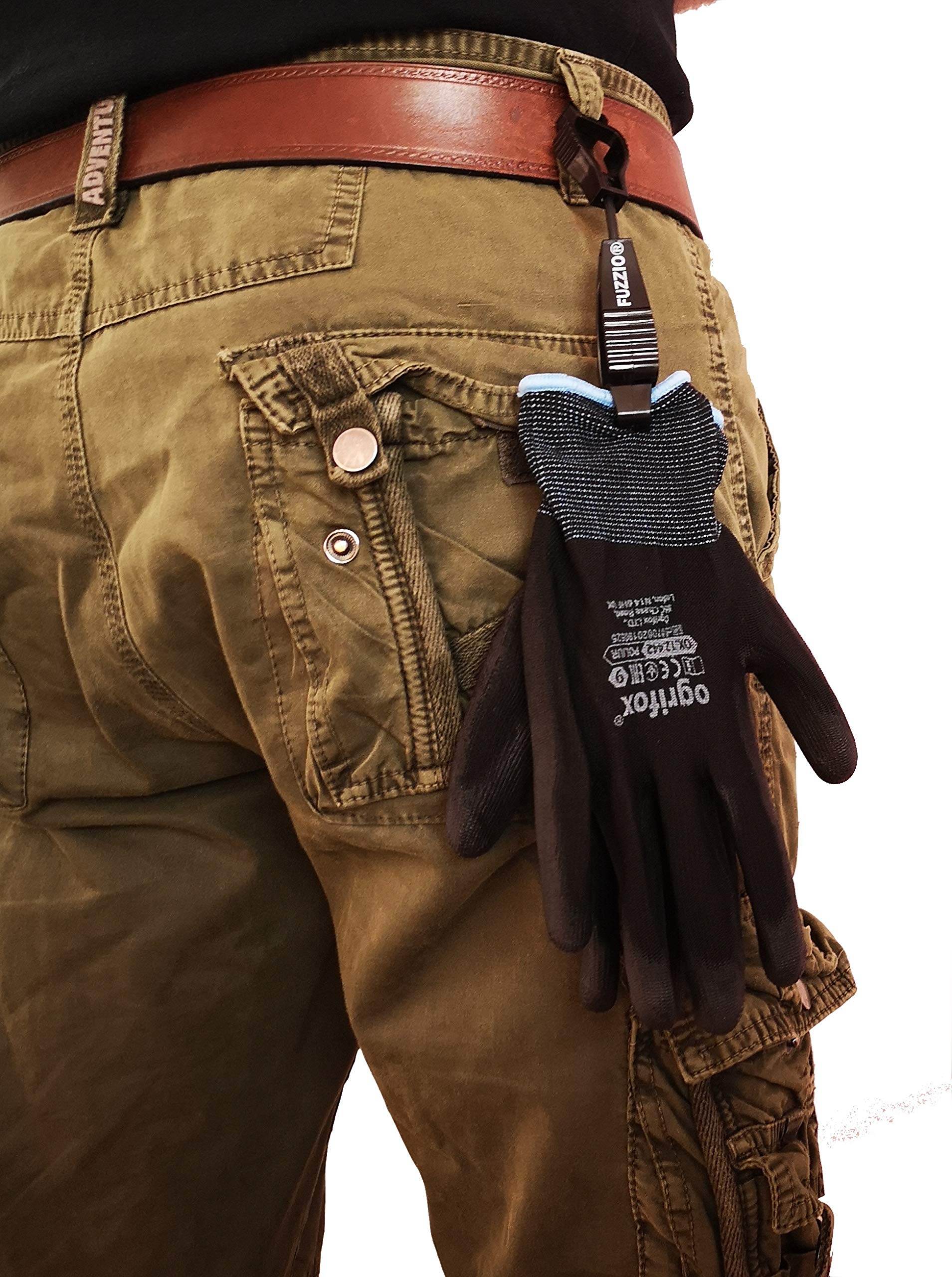 24 paires de gants de travail Ogrifox enduits et porte-gant avec clip pour gants - Quality Shopping Centre
