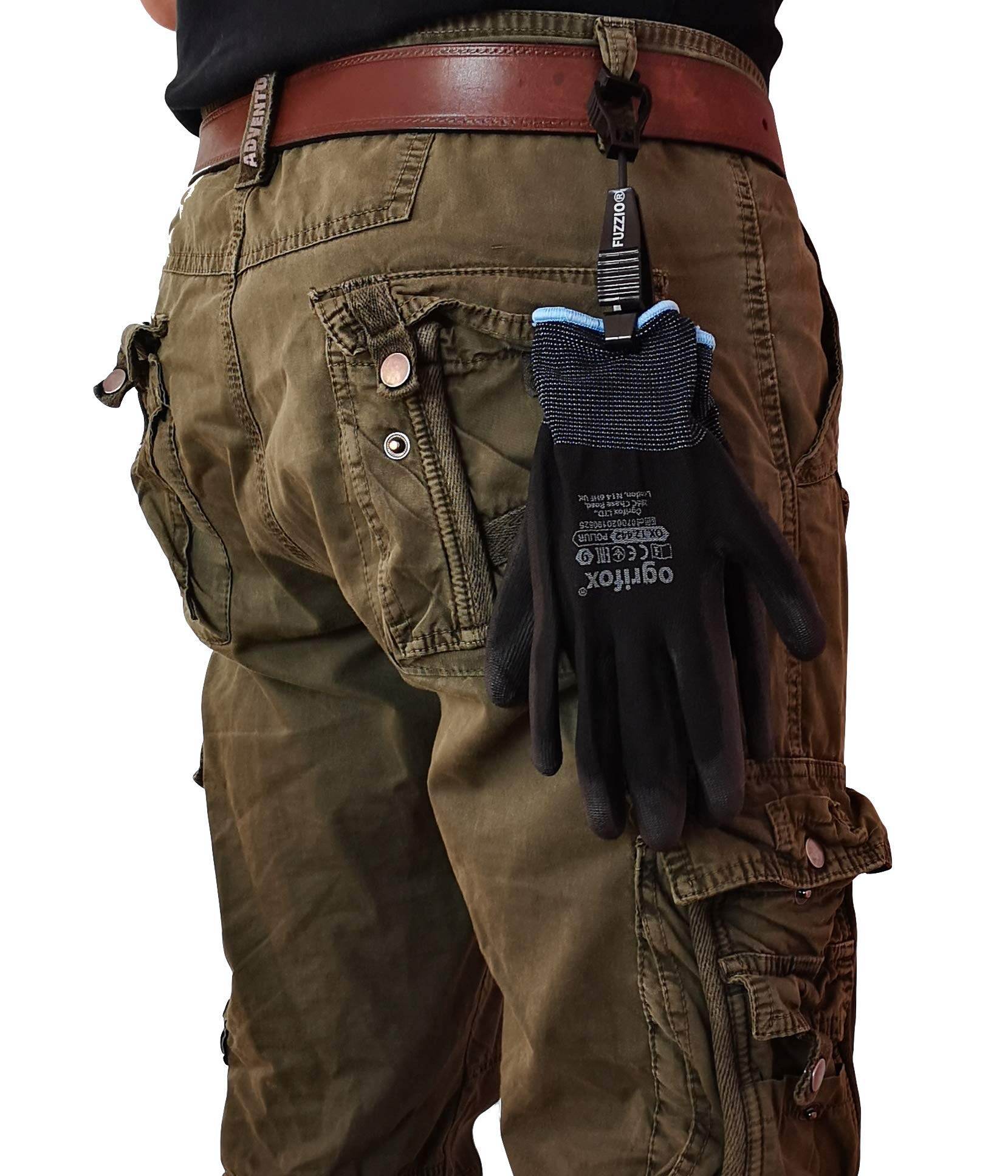 24 paires de gants de travail Ogrifox enduits et porte-gant avec clip pour gants - Quality Shopping Centre