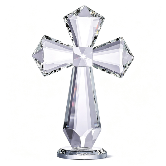 Cross Candlestick Angel Living Room Ornament