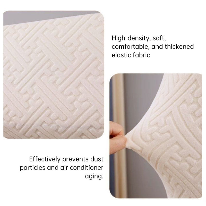 Housse de protection anti-poussière minimaliste pour climatiseur sur pied - Forme cylindrique, haute élasticité, taille universelle pour unités au sol de 3P grande taille