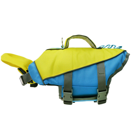 Adjustable Dog Life Vest with Reflective Stripes – High Buoyancy, Breathable Safety Jacket for Water Sports & Swimming