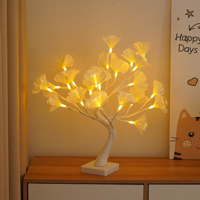 Glasvezelboom LED-verlichting feestdecoratie lichtboom Thanksgiving binnen buiten landschap woondecoratie boomlamp