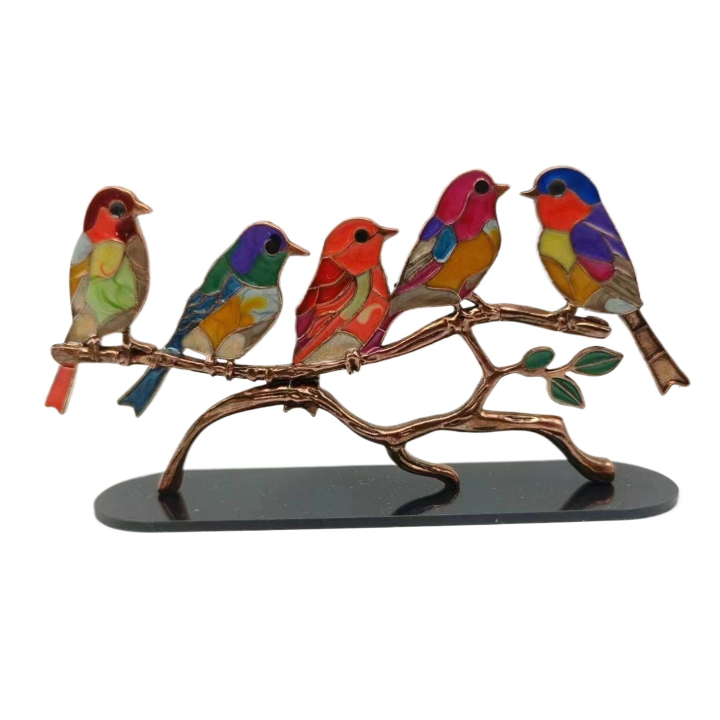 Zibi Acrylic Bird And Flowers Christmas Home Decor Ornament