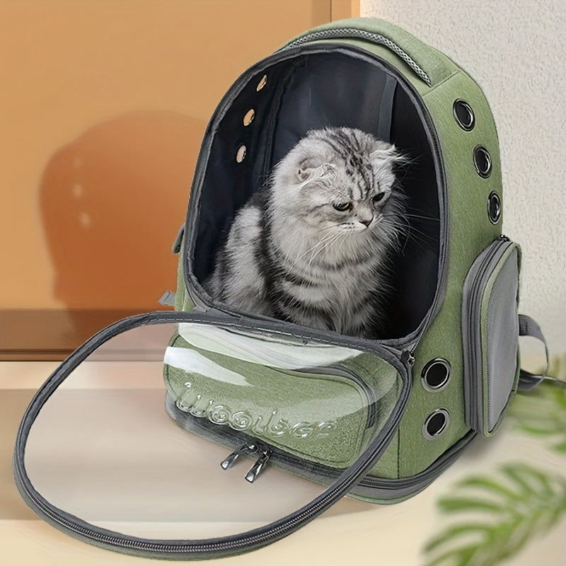 Transparent Cat Carrier - Outdoor Travel Backpack for Cats & Small Dogs, Breathable Pet Supplies - Quality Shopping Centre