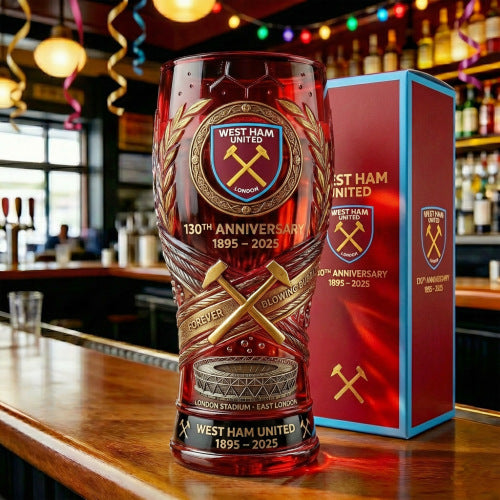 Gekleurde glazen bierfles