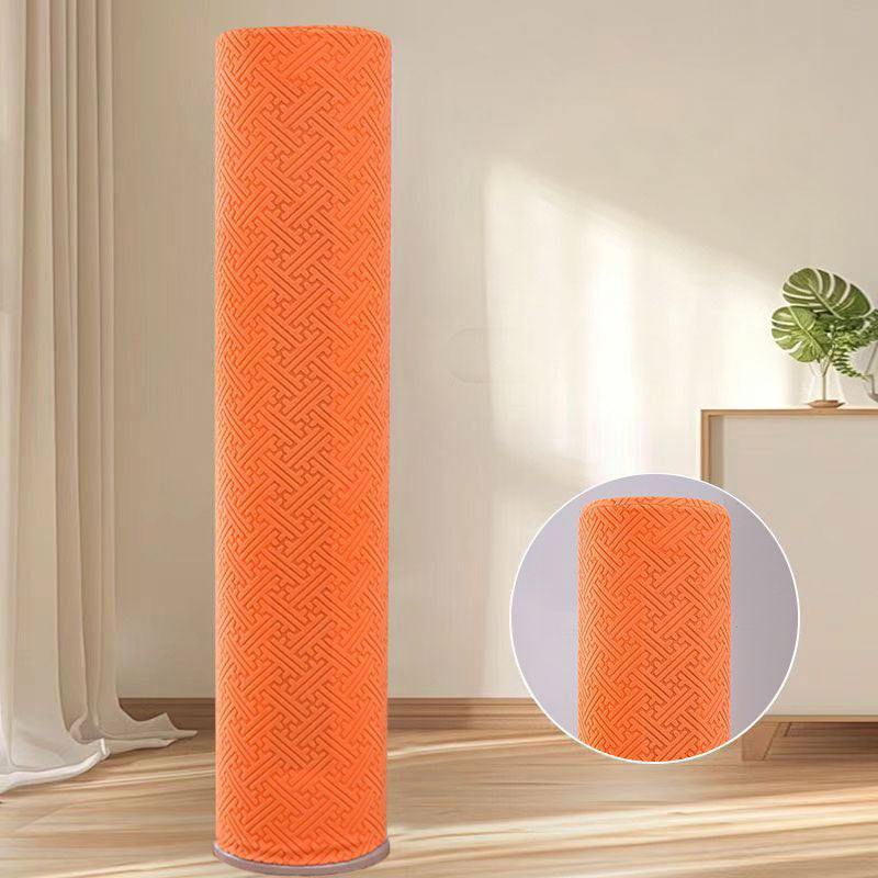 Housse de protection anti-poussière minimaliste pour climatiseur sur pied - Forme cylindrique, haute élasticité, taille universelle pour unités au sol de 3P grande taille