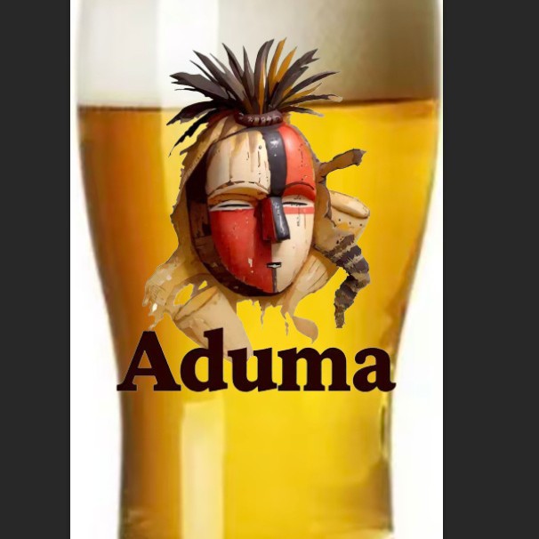 Gekleurde glazen bierfles