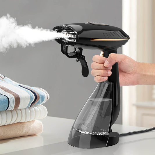 1pc PANCERKA Handheld Garment Steamer - 1500W Fast Heating, Large Water Tank, Auto Shut-Off, Continuous Steam, Metal & Plastic, Wrinkle Removal, 220-240V EU Plug - Quality Shopping Centre
