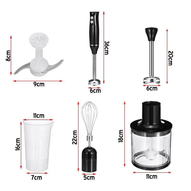 4 in 1 Electric Blender 500W Immersion Hand bag boxer Stainless Steel Ice Blades vegtable Meat Grinder mg Whisk Blender - Quality Shopping Centre