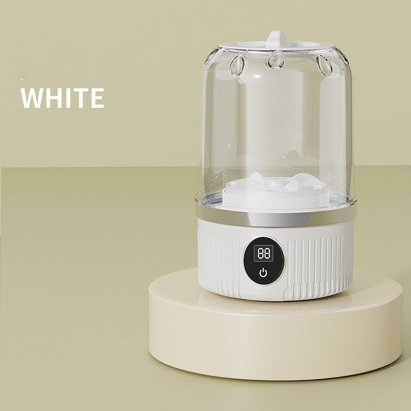 Mini machine à laver pour sous-vêtements, petite, sans fil et portable