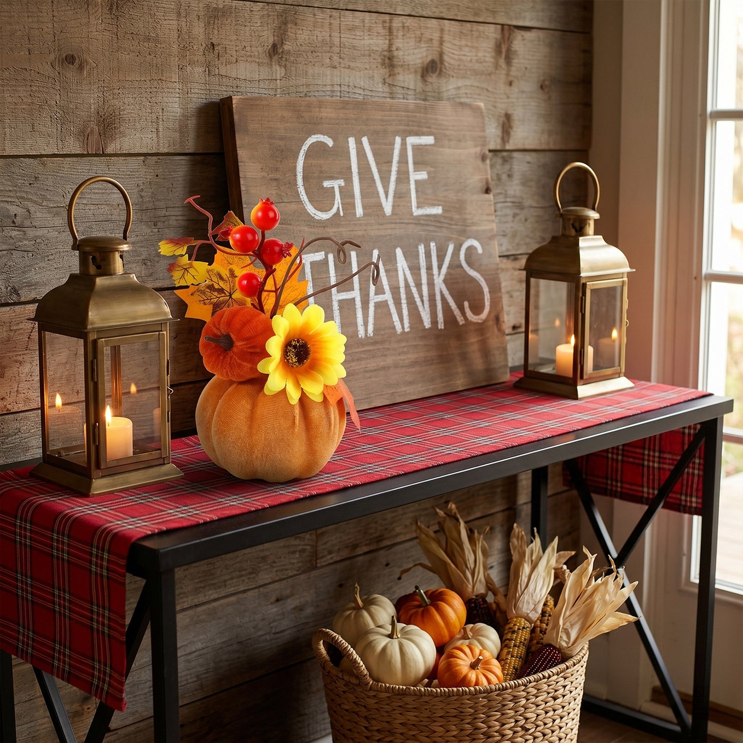 Halloween Pumpkin Decoration Autumn Harvest Festival Home Decor Arrangement Autumn Maple Leaf Pumpkin
