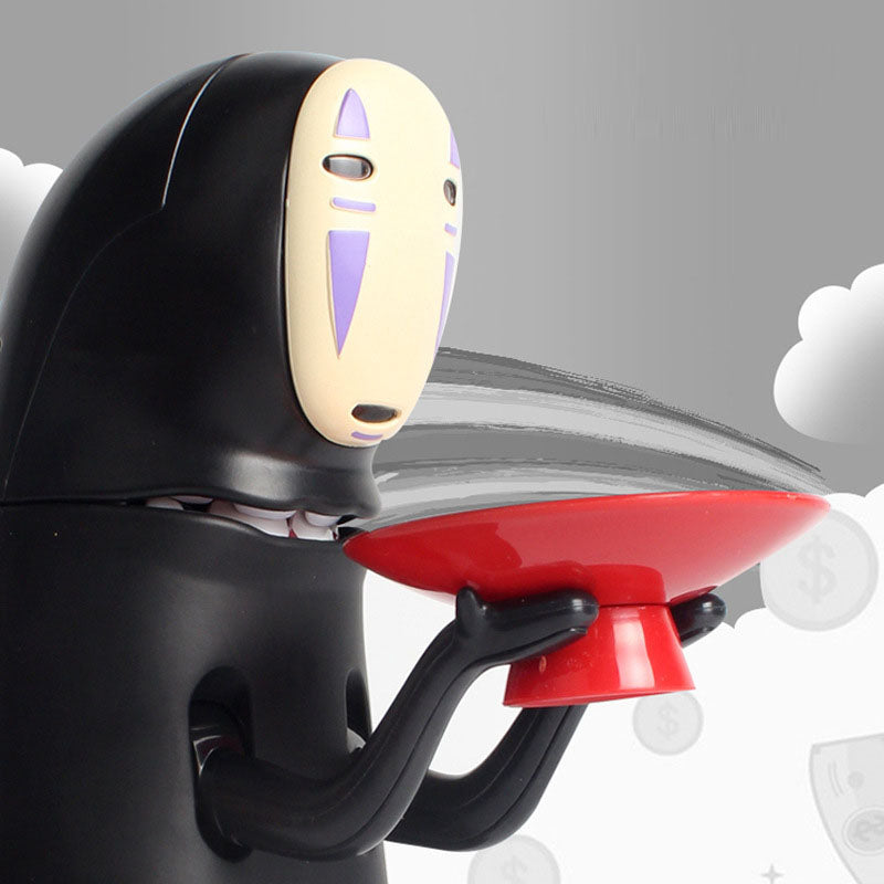 Creative Electric Faceless Male Piggy Bank Plays Music Weight Sensor