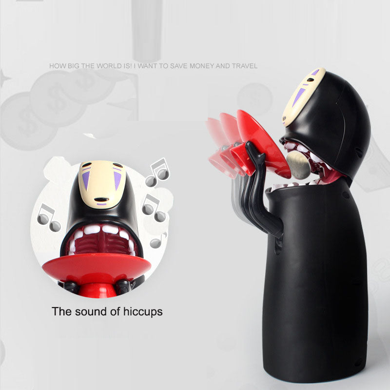 Creative Electric Faceless Male Piggy Bank Plays Music Weight Sensor