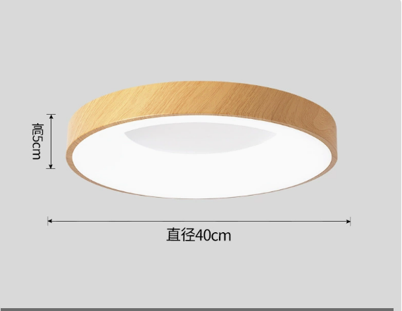 Slaapkamerlamp, eetkamerlamp, moderne eenvoudige ronde lamp