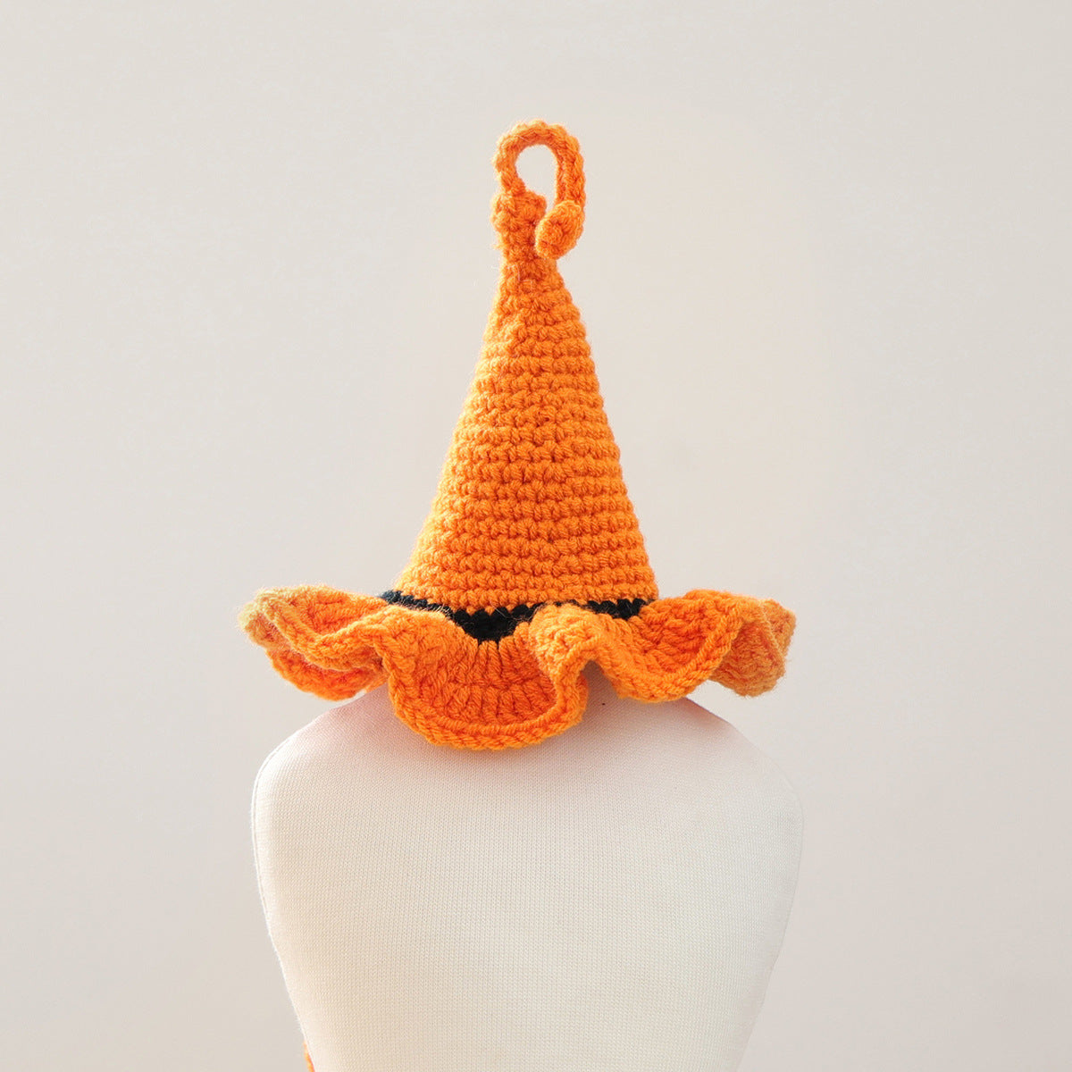 Cute Embroidered Wizard Hat For Dogs Halloween Knitted Costume