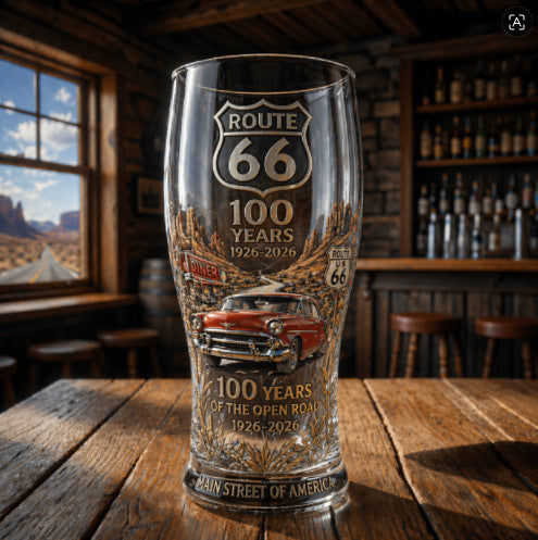 Gekleurde glazen bierfles