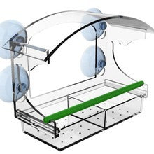 Transparent Acrylic Suction Cup Beehive Bird Feeder And Waterer