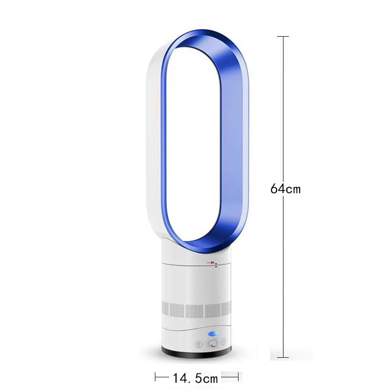 16 Inch Bladeless Tower Fan With Remote Timer And Quiet High Speed For Home