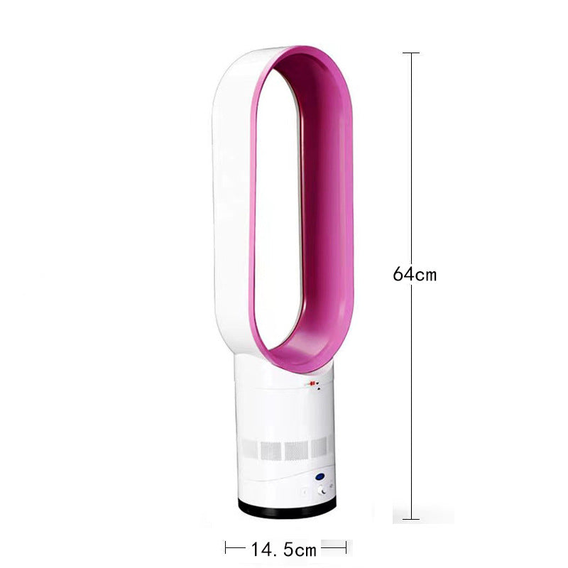 16 Inch Bladeless Tower Fan With Remote Timer And Quiet High Speed For Home