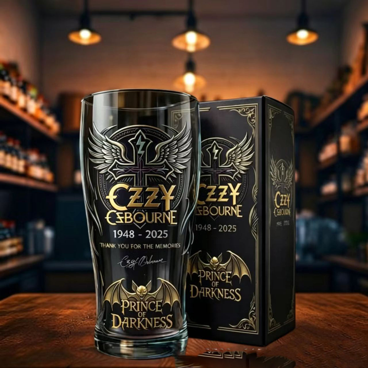 Gekleurde glazen bierfles