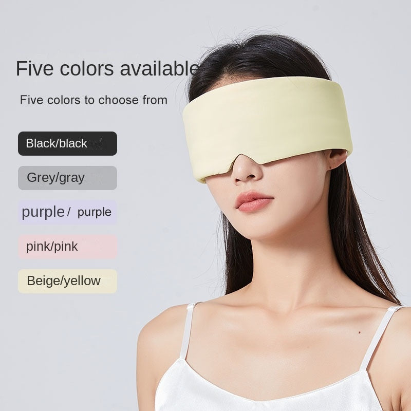 Slaapmasker voor volledige verduistering, kantoor, reizen en dutjes, alles-in-één oogbescherming