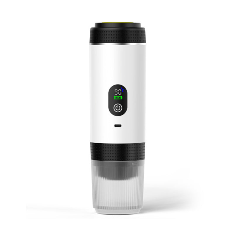 Draagbare espressomachine met digitaal display – 3-in-1 koffiezetapparaat voor cups en gemalen koffie voor op reis, op de camping en op kantoor