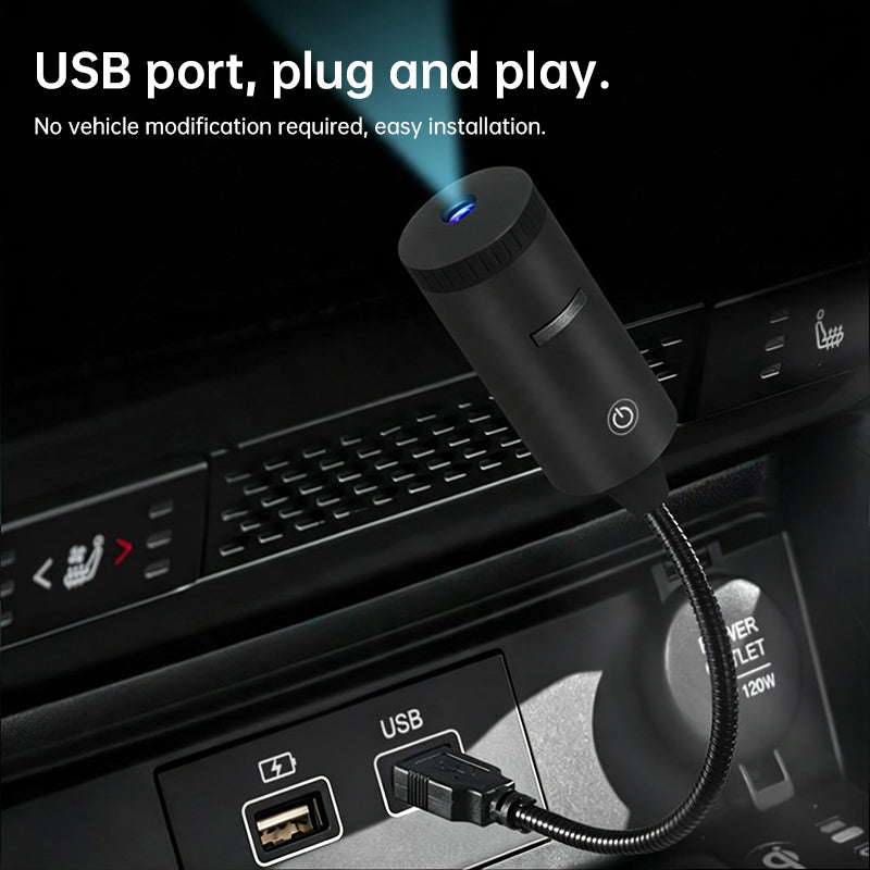 USB-sterrenprojector – Plug & Play, verwisselbare patronen voor slaap- en woonkamer