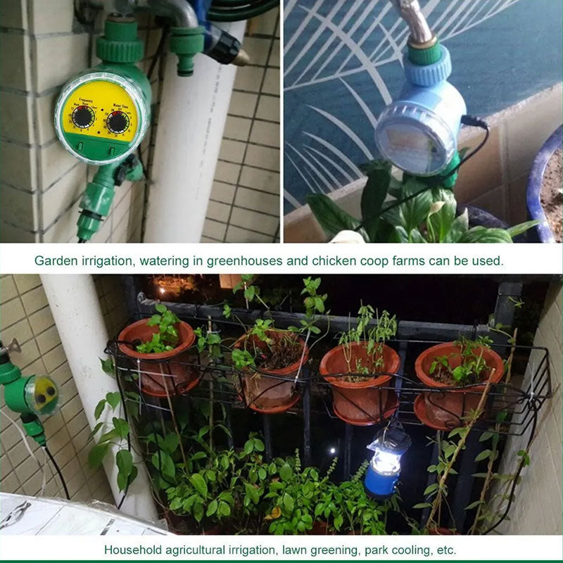 Digitale programmeerbare watertimer voor tuinirrigatie - LCD-display, automatische aan/uit-functie, weerbestendig ontwerp