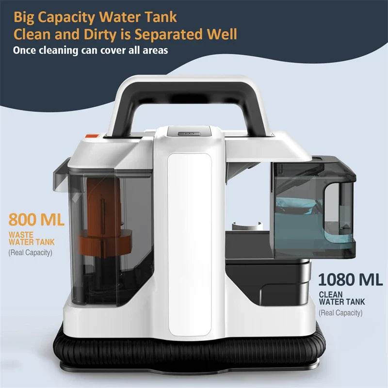 750W High Power Spot Clean 15KPa Handheld card for toilet for Sofa grain Spray replaced Machine Clean Machine V - Quality Shopping Centre
