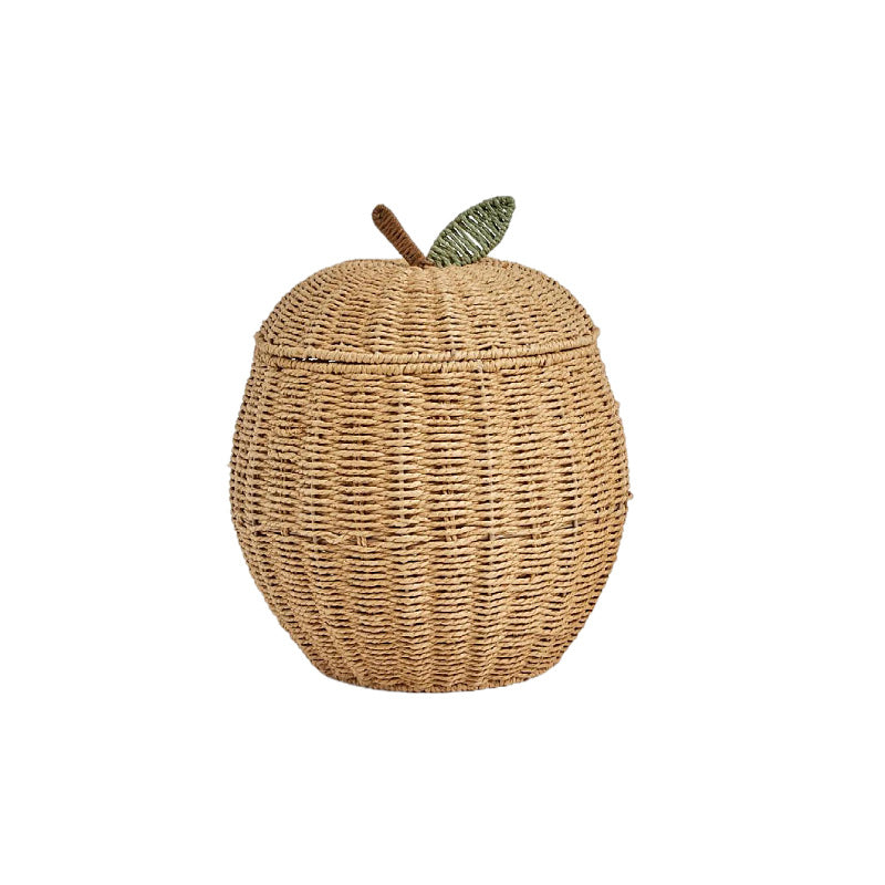 Groothandel handgemaakte gevlochten opbergmand, sneeuwpeer-stijl, opbergmand, bureau-opbergmand, decoratieve mand voor in huis