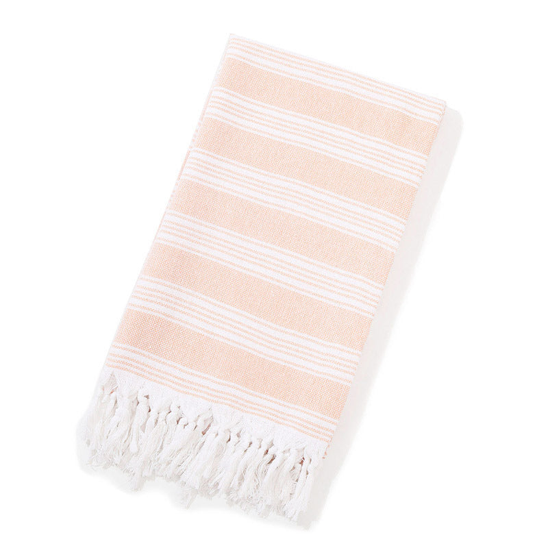 Serviette de plage turque rayée à franges, séchage rapide, grande taille, en coton, styles variés, vente en gros