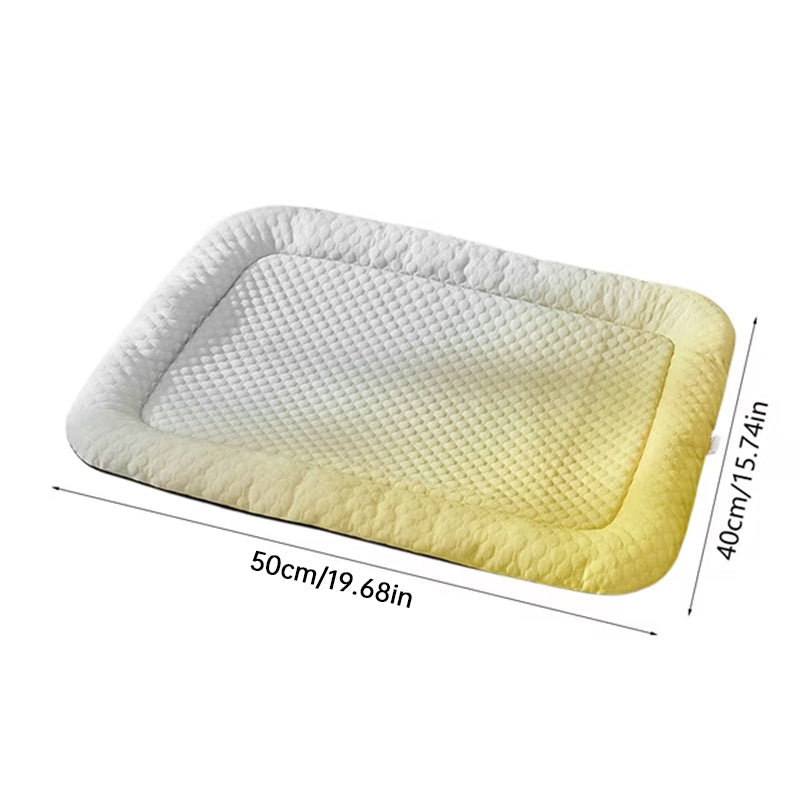 Breathable Ice Silk Pet Cooling Mat For Dogs And Cats With Soft Surface