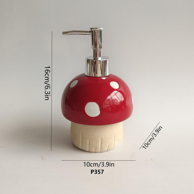 Paddenstoel keramische zeepdispenser