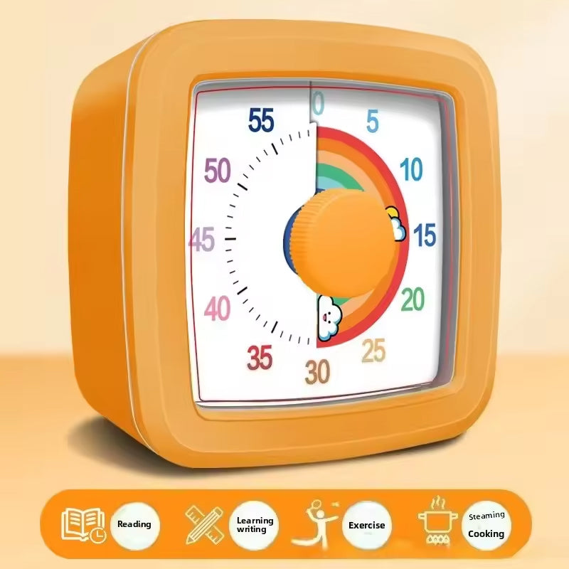 Yunbaoit Visuele Timer – Digitale Aftelklok met Nachtlampje voor Kinderen & Keuken