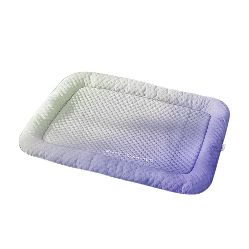 Breathable Ice Silk Pet Cooling Mat For Dogs And Cats With Soft Surface