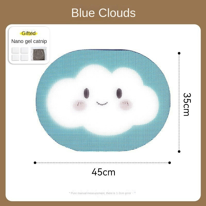 Cat Scratcher Wall Mount Durable Non-Shedding Anti-Scratch Sofa Protector Vertical Adhesive Corrugated Paper Cat Toy