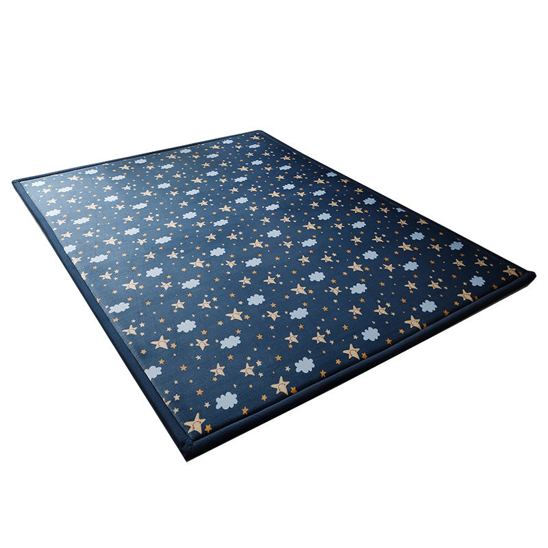 Dik kindertapijt van koraalfleece, tatami-mat voor slaapkamer en woonkamer, kruipmat voor baby's, kussen voor in de vensterbank