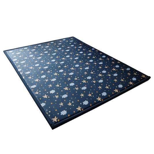 Thick Children's Coral Fleece Rug Tatami Mat for Bedroom and Living Room, Baby Crawling Mat, Window Seat Pad