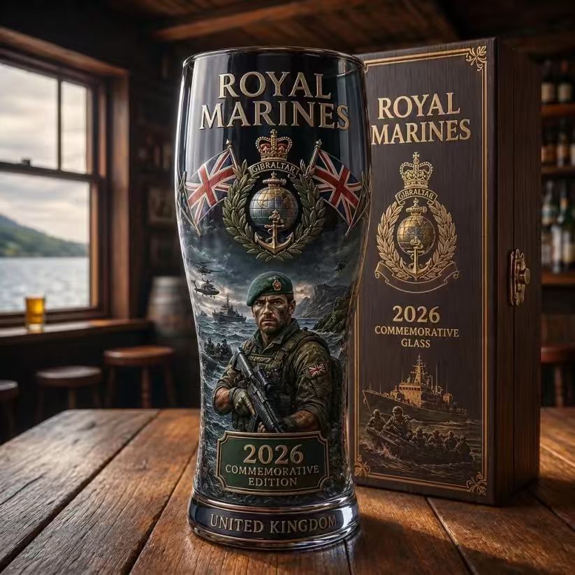 Gekleurde glazen bierfles