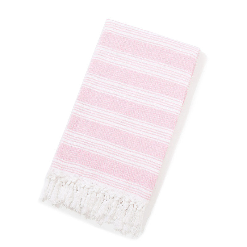Serviette de plage turque rayée à franges, séchage rapide, grande taille, en coton, styles variés, vente en gros