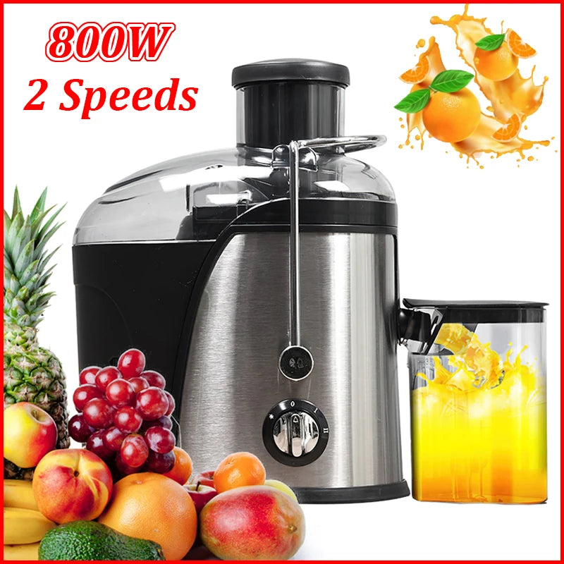 Electric Juicer Machine Stainless Steel Centrifugal 3inch Big Mouth fruit And fresh rice extract 2 Speeds mix Blender