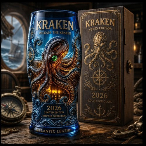 Gekleurde glazen bierfles