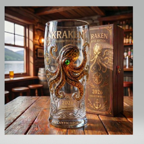 Gekleurde glazen bierfles